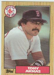 1987 Topps Baseball Cards      535     Tony Armas